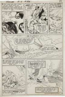 Michael W. Kaluta Korak, Son of Tarzan #53 "Carson of Venus" page 3 Original Art (DC, 1973). Michael -