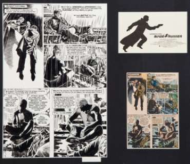 Al Williamson Blade Runner - Marvel Super Special #22 page 44 Original Art (Marvel, 1982). As replicant Roy‘s life -