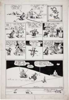 George Herriman Krazy Kat Sunday Comic Strip Original Art dated 5-31-42 (King Features Syndicate, 1942). Mr. - | Heritage