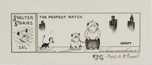 Patrick McDonnell Mutts Daily Comic Strip Original Art dated 5-7-11 Original Art (King Features Syndicate, 2011). -