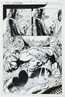 Ethan Van Sciver and Prentis Rollins Green Lantern: Rebirth #3 Kilowog Page 2 Original Art (DC, 2005). Ganthet, -