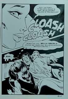 Dino Leonetti/Mario Janni - Maghella n. 83 - Tavola originale - "Godi Popolo" - Page volante - Exemplaire unique - (1977)