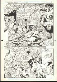 DC COMICS-Justice League-Original Art (1996) | Russ Cochran