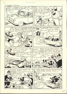 Murry-Mickey Mouse "Robbery" Original Art | Russ Cochran