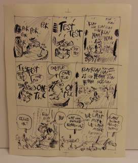 Kort, Hein de | Kort, Hein de - Originele pagina + inkleuring achterkant - Test, Test.... | Catawiki