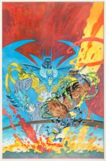 Kevin O‘Neill Batman: Mitefall Cover Original Art (DC, 1995). A master of comic book carnage, Kevin O‘Neill is -