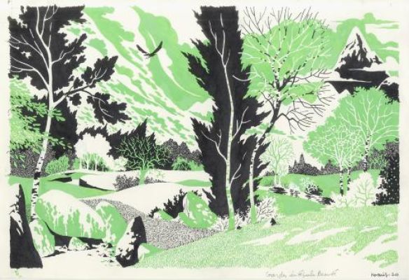 Kerascoët | Beauté, illustration pour la page de garde de l’intégrale | Galerie 9ème Art