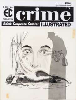 Reed Crandall Crime Illustrated #3 Cover Original Art (EC, 1956). Here’s the original cover art to the - | Heritage