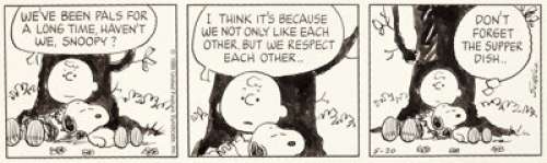 Charles Schulz Peanuts Daily Comic Strip Original Art dated 5-20-89 (United Feature Syndicate, 1989). It’s a - | Heritage