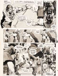 Neal Adams Dracula Lives #2 Issue Page 16 Original Art (Marvel, 1973). From the origin story for Count Vlad - | Heritage