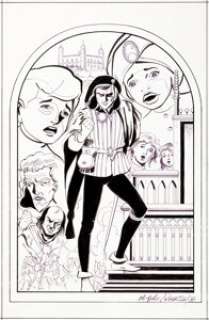 Marc Hempel and Mark Wheatley Jonny Quest #10 Back Cover Original Art (Comico, 1986). Featuring the Quest -