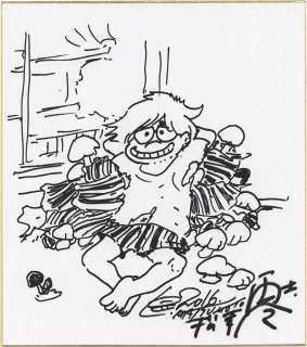 Leiji Matsumoto Hand-Drawn Shikishi "Otoko Oidon" | Mandarake (Big Web)