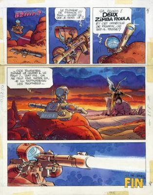 Jean-Claude Mézières | Retour à la nature, Planche 8, 1979 (Métal Hurlant N°41) | Galerie 9ème Art