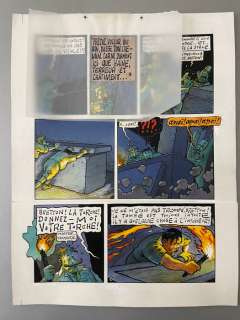 De Moor, Johan | De Moor, Johan - Planche originale couleur - La Vache T8 - La Momie scandaleuse - (1999) | Catawiki