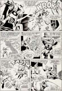 Don Heck and Frank Giacoia The Avengers #29 Page 19 Original Art (Marvel, 1966). Captain America, Hawkeye, - | Heritage
