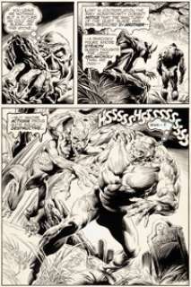 Nestor Redondo Swamp Thing #18 Story Page 7 Original Art (DC, 1975)....