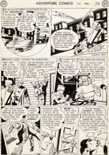 George Papp Adventure Comics #174 Story Page 5 Green Arrow Original Art (DC, 1952)....