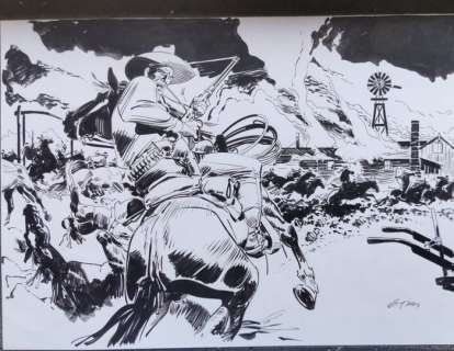 Ticci, Giovanni | Ticci, Giovanni - illustrazione originale "Tex L’avventura e i Ricordi" - (2013) | Catawiki