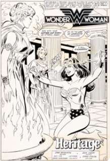 Don Heck Wonder Woman #308 Pages 1 and 2 Original Art (DC, 1983).... (Total: 2 Original Art) | Heritage