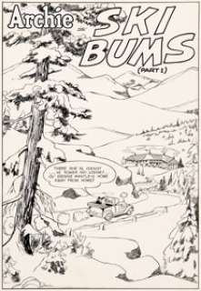 Harry Lucey and Terry Szenics Archie #145 Complete 11-Page Story "Ski Bums" Original Art (Archie, 1964).... (Total: 11 Items)