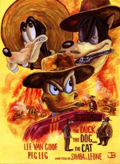 Jordi Bartoll | Donald Duck, Goofy, Peg leg Pete - The Duck, the Dog and the Cat 30 x 4o cm - Acrylic on watercolor paper by Jordi Bartoll | Catawiki