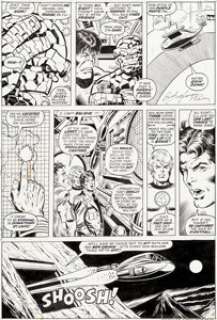 George Pérez and Joe Sinnott Fantastic Four #167 Story Page 7 Original Art (Marvel, 1976).... | Heritage