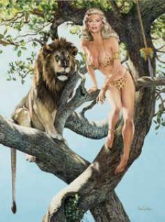  - Ron Van Gilder - Sheena Queen of the Jungle Painting Original Art (1994)....