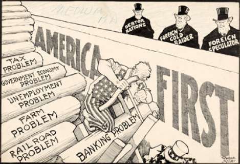 Winsor McCay "America First" Editorial Cartoon Illustration Original Art (c. 1910s).... | Heritage