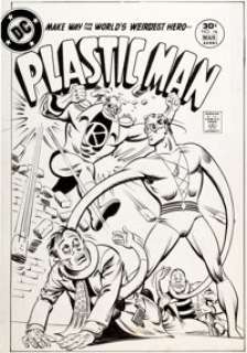  - Ramona Fradon and Bob Smith Plastic Man #16 Cover Original Art (DC, 1977)....