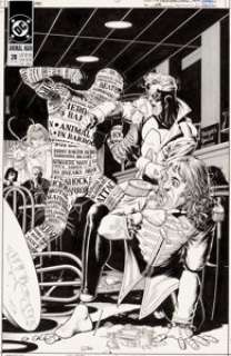  - Brian Bolland Animal Man #28 Cover Original Art (DC, 1990)....