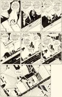 Dave Gibbons Watchmen #1 Page 26 Original Art and Color Guide Group of 2 (DC, 1986).... (Total: 2 Original Art) | Heritage