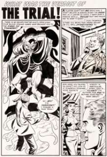  - Manny Stallman and John Giunta Tomb of Terror #10 Complete 5-Page Story "The Trial!" Original Art (Harvey, 1953)....