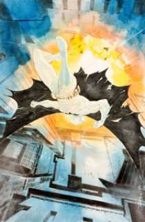 Dustin Nguyen Batman: Streets of Gotham #2 Cover Original Art (DC, 2009)....