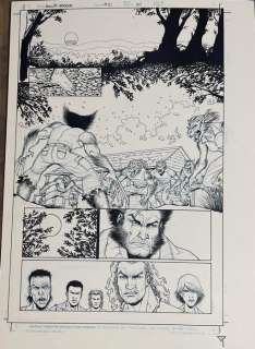 Francis Portela (Penciller) - Wolverine #10 Page 20 - First Class - EO