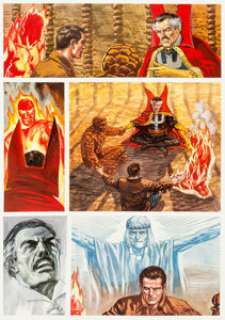 Ricardo Villagran Strange Tales V3#1 Painted Page 50 Doctor Strange, Thing, Human Torch Original Art -