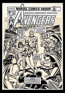 AVENGERS Issue #123 Cover | ComicConnect