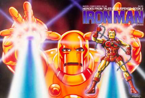 Ken Steacy The Marvel Comics Index #8B - Heroes from Tales of Suspense Book 2: Iron Man and Others Cov...