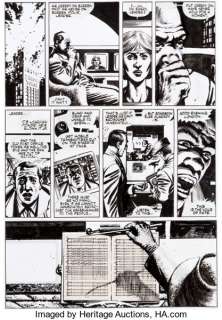David Lloyd - V for Vendetta #8 Story Page 5 Original Art (DC, 1989).