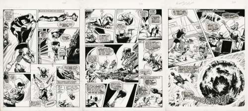 Massimo Belardinelli - 2000Ad Prog 23 Pg 18,19,20 - Dan Dare - Massimo Belardinelli Art