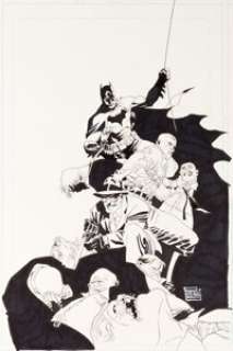 Eduardo Risso - First Wave Vol 1#5 Couverture Variante Originale (D.C. Comics, 2011). Eduardo Risso First Wave Vol 1 #5 Original Art Variant Cover (D.C. Comics, 2011).