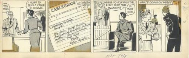 Wilson McCoy | The Phantom, sunday page du 07 octobre 1957 | Galerie 9ème Art
