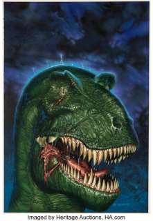 Walker, Kev - Kev Walker Dinosaurs, A Celebration Vol 1 #1 of 4 Cover Original Art (Marvel/Epic Comics, 1992)....