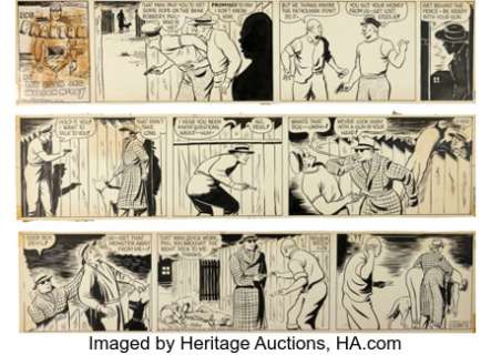 McCoy, Wilson - Wilson McCoy The Phantom Sunday Comic Strip Original Art Dated 11-24-57 (King Features Syndicate, 1957)....