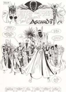 Jim Valentino and Sam de la Rosa - What If...? #12 Splash Page 2 Original Art (Marvel, 1990)....