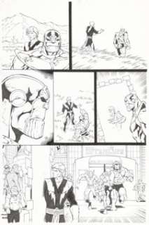 Lim, Ron - Ron Lim and Andy Smith Thanos The Infinity Finale Story Page 92 Original Art (Marvel, 2016)....