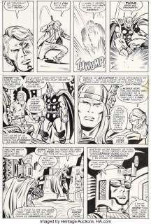 Buscema, John | John Buscema and Chic Stone Thor #284 Story Page 9 Original Art (Marvel, 1979).... | Heritage