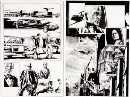Bermejo, Lee - Lee Bermejo Lex Luthor: Man of Steel #3 Story Page Original Art Group of 3 (DC, 2005).... (Total: 3 Original Art)