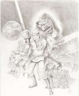 Duursema, Jan - Jan Duursema The Star Wars Variant Cover Original Art (Dark Horse, 2013)....