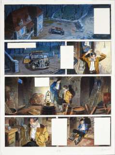 Gibrat, Jean-Pierre | Le Sursis. Tome 2 Encres de couleur pour la planche | Coutau Bégarie