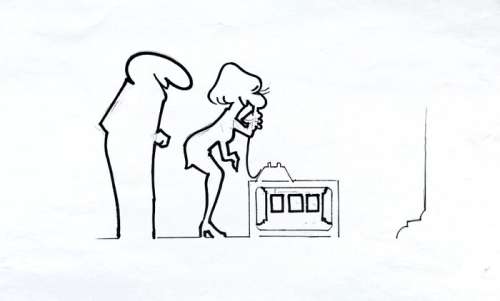 Cavandoli, Osvaldo | Cavandoli, Osvaldo - studio originale "La linea" | Catawiki